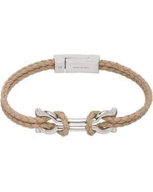 Ferragamo Double Gancini Bracelet - Metallic