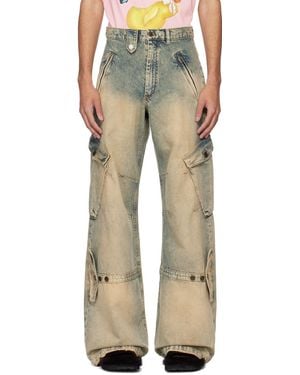 Egonlab Cargo Pocket Jeans - Multicolor