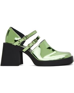 Justine Clenquet Jennie Mary-jane Heels - Green