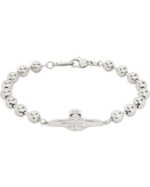 Vivienne Westwood Thames Mini Bas Relief Bracelet - Black