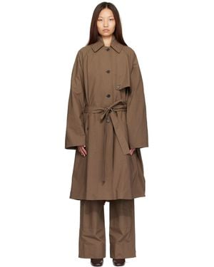 Calvin Klein Zeland Trench Coat - Brown