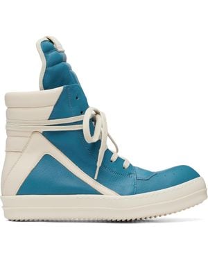 Rick Owens Tower Geobasket Trainers - Blue