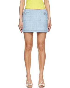 Marc Jacobs 'Pop J Marc' Tweed Miniskirt - Blue