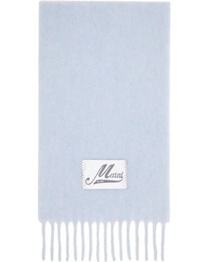 Marni Alpaca Scarf - Blue