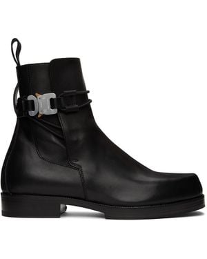 1017 ALYX 9SM Black Low Buckle Boots
