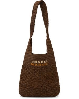 Isabel Marant ブラウン＆ベージュ Silao バケットバッグ