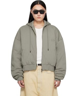 Lu'u Dan Wadded Hoodie - Grey