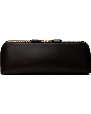 Alaïa Delta Clutch - Black