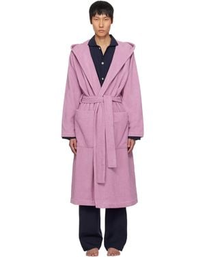 Tekla Terry Classic Bathrobe - Pink