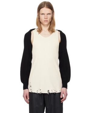 Alexander Wang ブラック Hybrid リブ スリーブ マフラー