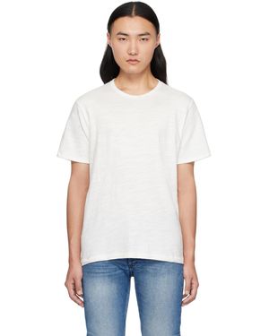 Rag & Bone ホワイト Classic Flame Tシャツ