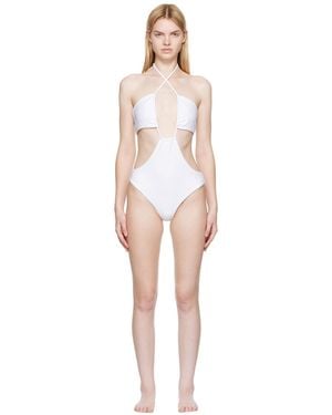 Rosetta Getty Recycled Nylon One-Piece Swimsuit - Black