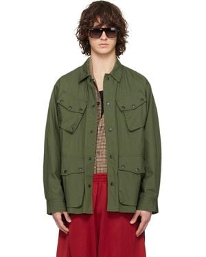 Needles Khaki Jungle Fatigue Jacket - Green