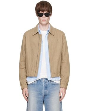 Ami Paris Blouson Rembourré En Coton À Logo Ami De Cœur - Neutre