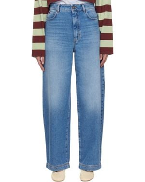Weekend by Maxmara Brava ハイライズワイドジーンズ ブルー | Lyst