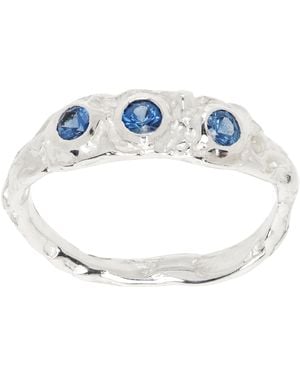 Vasiliki Mono Mycena Ring - White