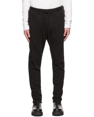 Greg Lauren New Sweat Lounge Trousers - Black