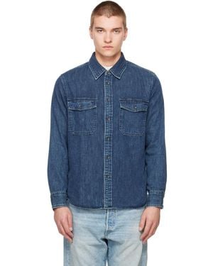 Rag & Bone Chemise Cpo Bleue En Denim