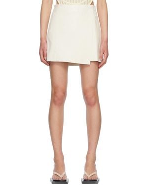 Holzweiler Erina Faux-leather Miniskirt - Black
