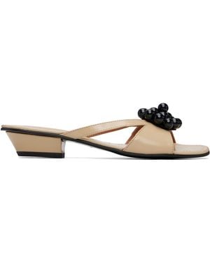 About Arianne Flora Heeled Sandals - Natural