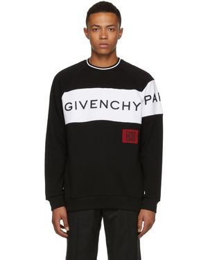 Givenchy Black And White 4g Vintage Fit Sweatshirt