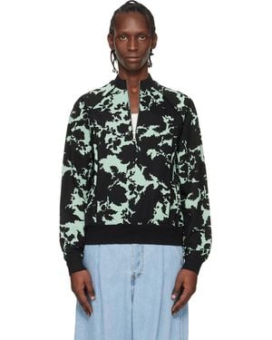 Dries Van Noten Jacquard Track Jacket - Black