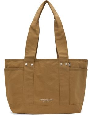 The North Face Circular Cotton Tote - Brown