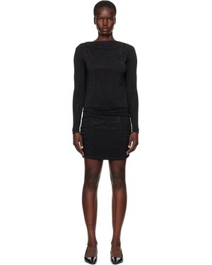 Versace Jeans Couture Crystal Minidress - Black
