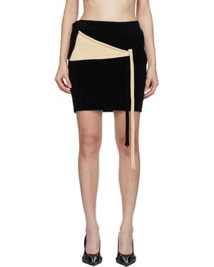 OTTOLINGER Lace-Up Mini Skirt - Black