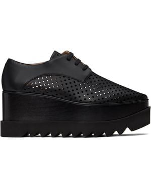 Stella McCartney Elyse Perforated Platform Oxfords - Black