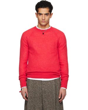 Dries Van Noten Alpaca Jumper - Red