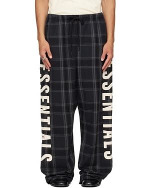 Fear Of God Flannel Lounge Trousers - Black