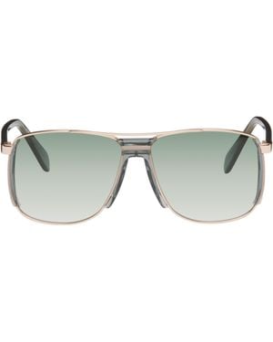 Marni Lunettes De Soleil Vorluna Doré Et Gris Édition Retrosuperfuture - Vert