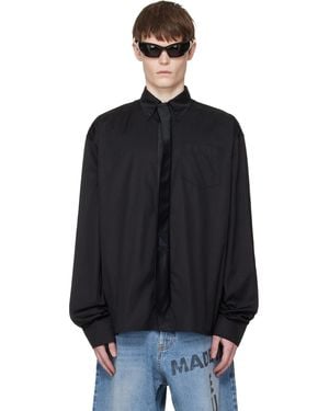 Vetements Tie Classic Shirt - Blue