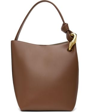 JW Anderson タン Jwa Corner バケット トートバッグ - ブラウン