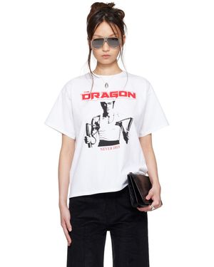 Lu'u Dan Bruce Lee X Lựu Đạn Athletic T-Shirt - White