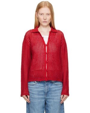 Rag & Bone Khloe Cardigan - Red