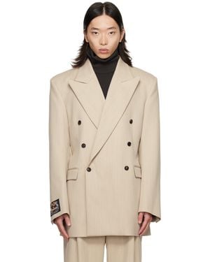 Egonlab Oversized Blazer - Natural