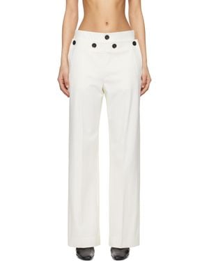 Proenza Schouler オフホワイト Oliver トラウザーズ