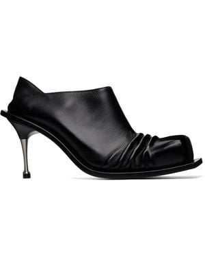 FIDAN NOVRUZOVA Convertible Mule Heels - Black