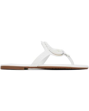 See By Chloé White Hana Sandals - Black