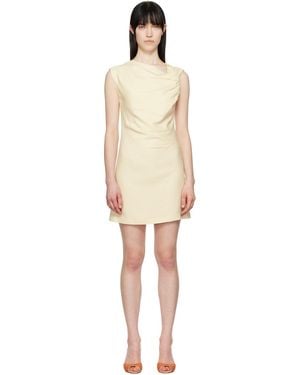 MSGM Off- Twisted Minidress - Black
