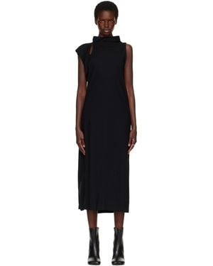 Issey Miyake Tubular-T Midi Dress - Black