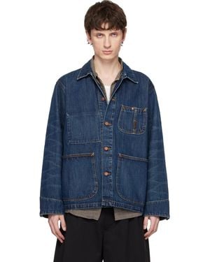 Nudie Jeans Howie Denim Chore Jacket - Blue