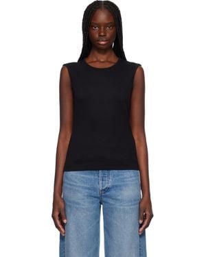 CDLP Rib Vest T-Shirt - Black