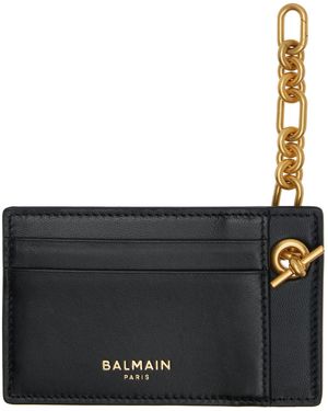 Balmain Porte-Carte Pulse Noir À Chaine