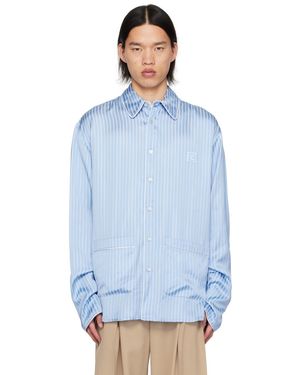 WOOYOUNGMI Striped Shirt - Blue