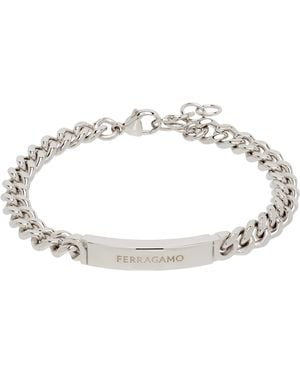 Ferragamo Curb Chain Bracelet - Metallic