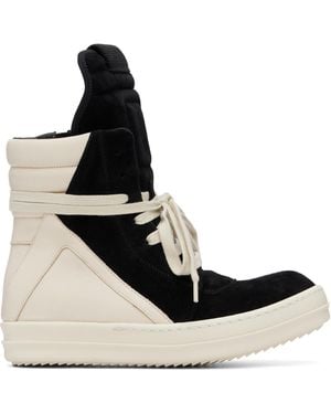 Rick Owens Temple Geobasket Trainers - Black