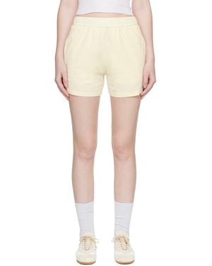 Rier Jersey Cotton Shorts - Natural